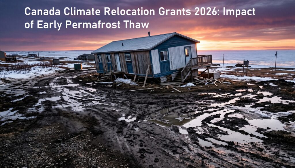Canada Climate Relocation Grants 2026: Impact of Early Permafrost Thaw