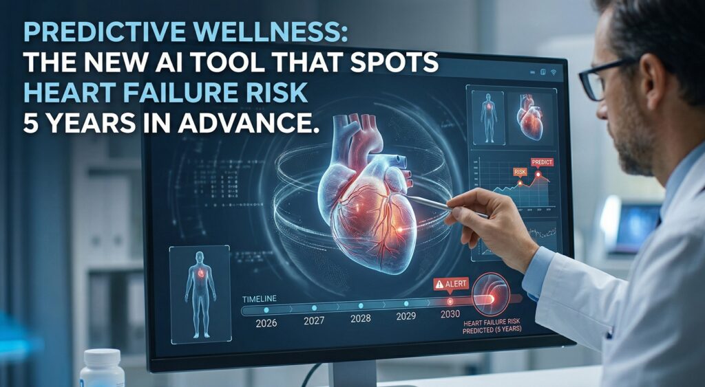 Predictive Wellness: The New AI Tool That Spots Heart Failure Risk 5 Years in Advance