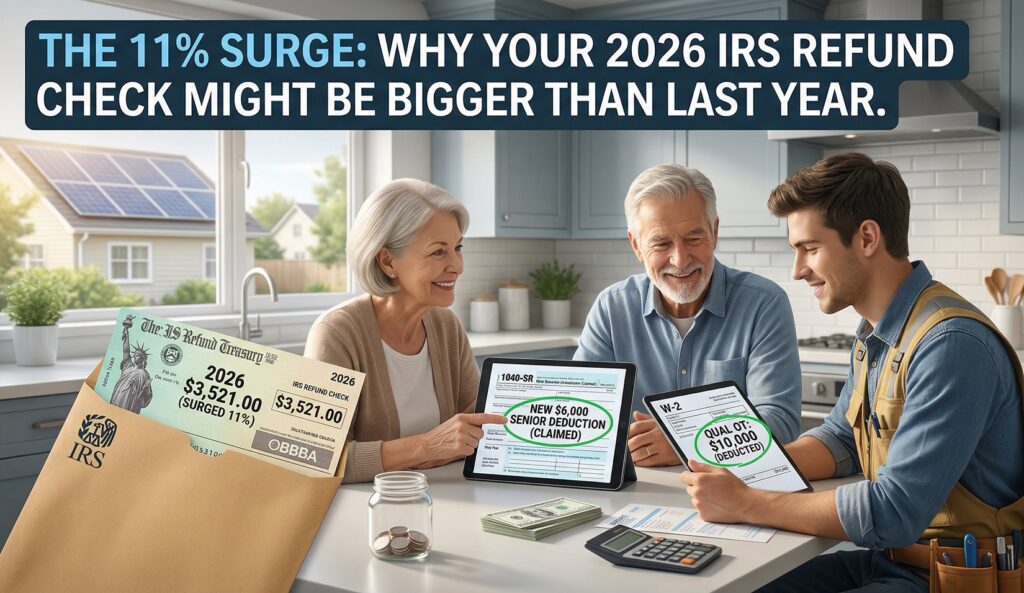 The 11% Surge: Why Your 2026 IRS Refund Check Might Be Bigger Than Last Year
