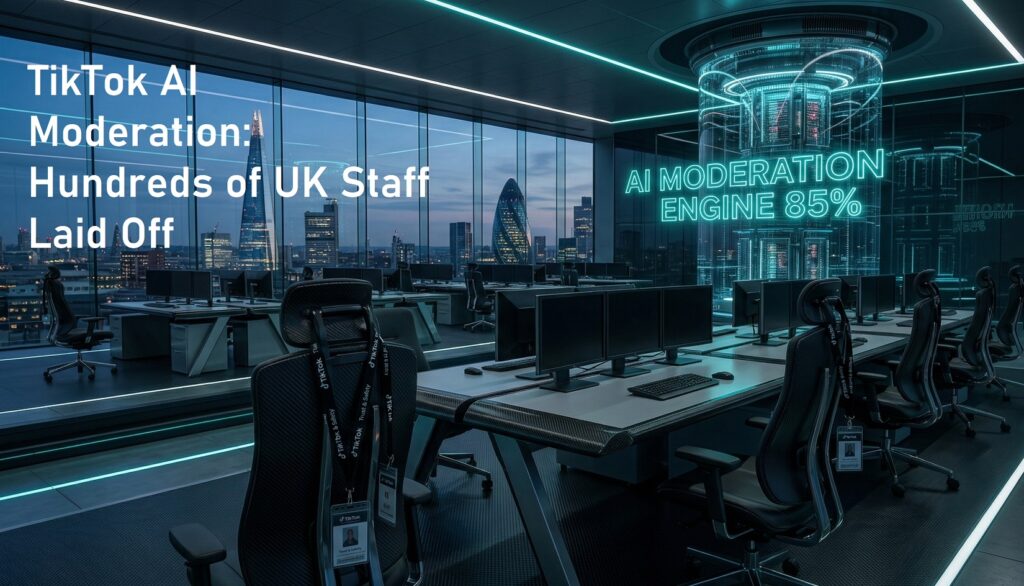 TikTok AI Moderation: Hundreds of UK Staff Laid Off