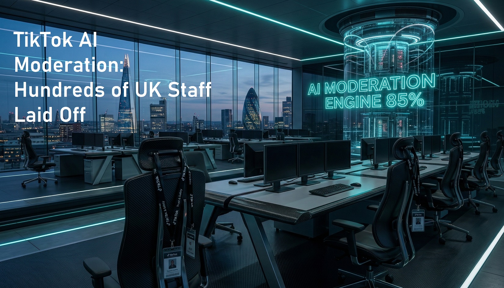 TikTok AI Moderation: Hundreds of UK Staff Laid Off